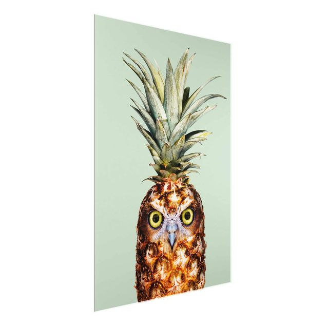 Prints modern Pineapple With Owl