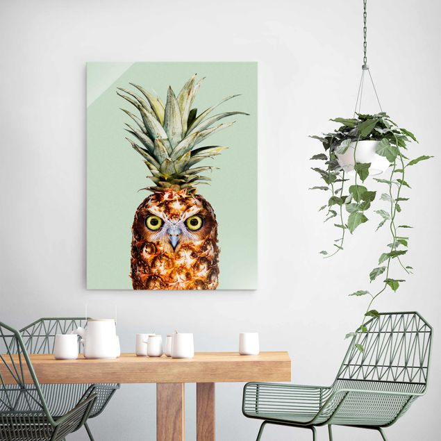 Kitchen Pineapple With Owl