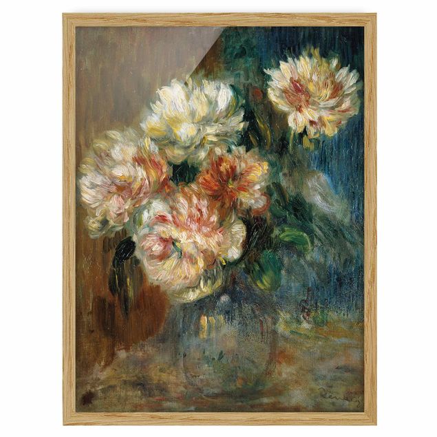 Art posters Auguste Renoir - Vase of Peonies