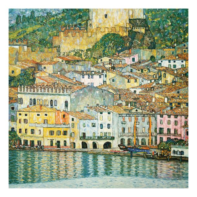 Italian prints Gustav Klimt - Malcesine On Lake Garda