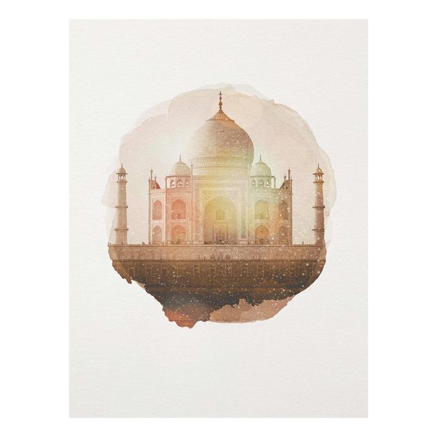 Architectural prints WaterColours - Taj Mahal