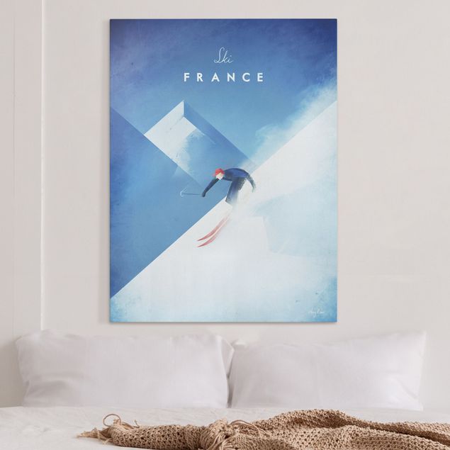 Kitchen Travel Poster - Ski In France