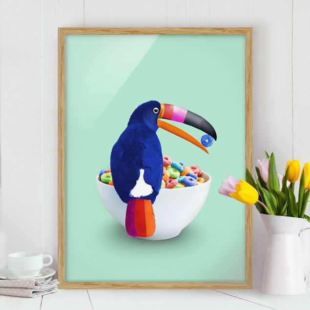Kitchen Breakfast With Toucan