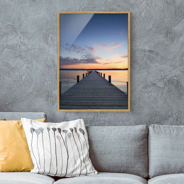 Framed beach prints Place Of Silence