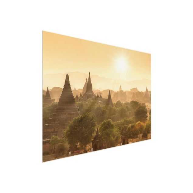 Landscape wall art Sun Setting Over Bagan