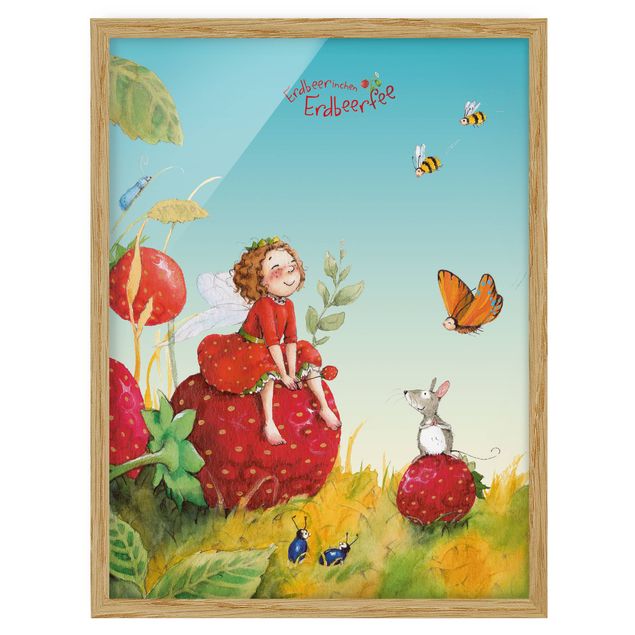 Framed quotes prints Little Strawberry Strawberry Fairy - Enchanting