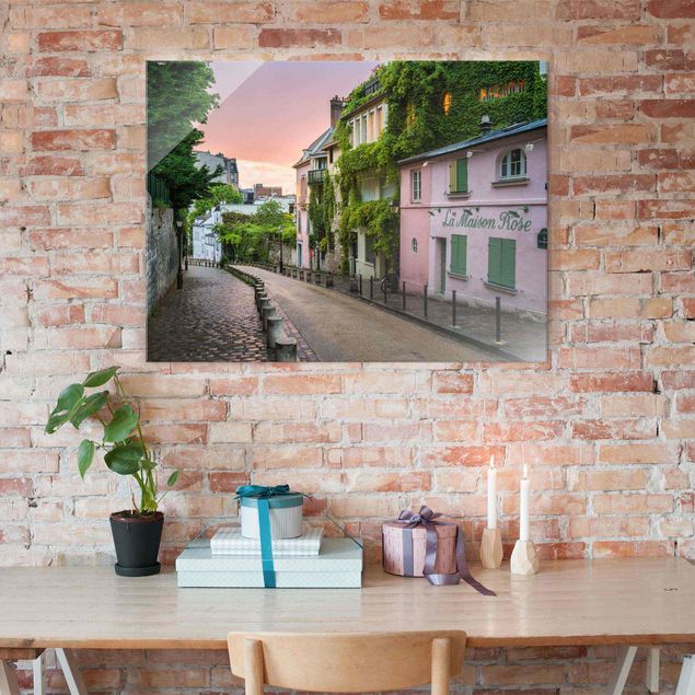 Landscape canvas prints Rose Coloured Twilight In Paris