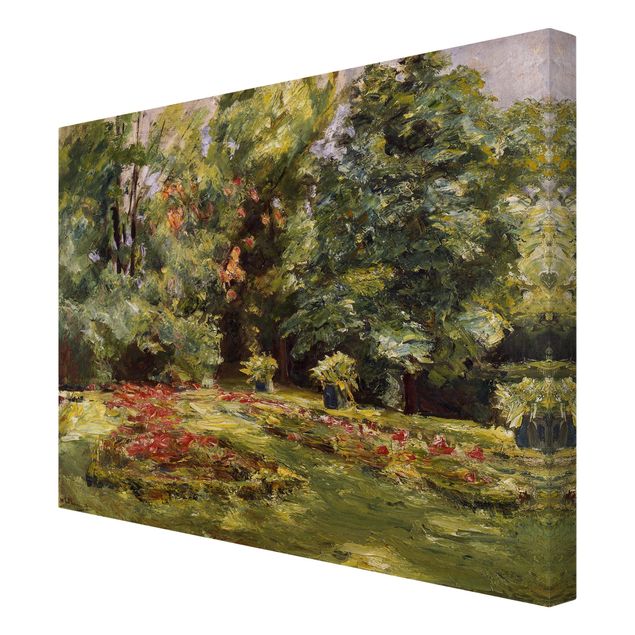 Canvas art Max Liebermann - Flower Terrace Wannseegarten