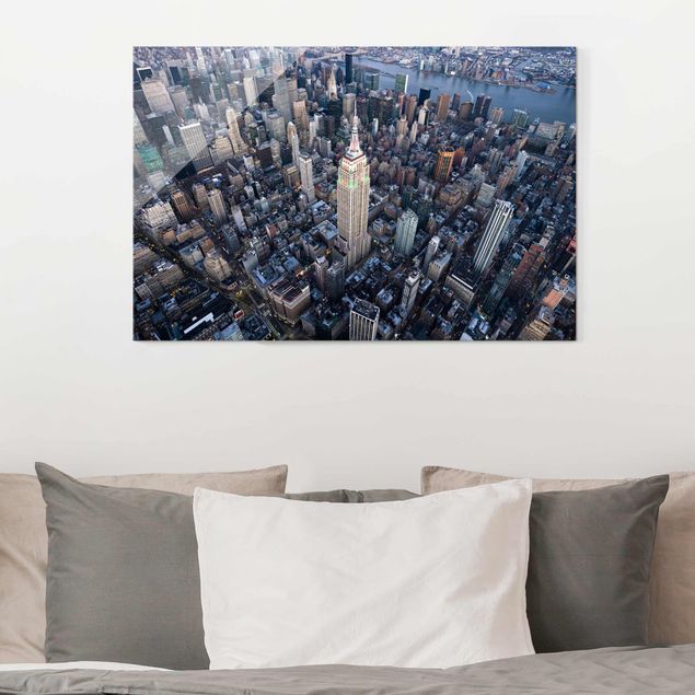 Glass prints New York Empire State Of Mind