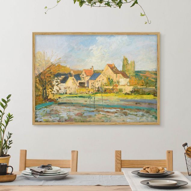 Pointillism Camille Pissarro - Landscape Near Pontoise