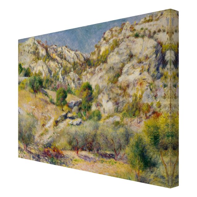 Mountain canvas art Auguste Renoir - Rock At Estaque