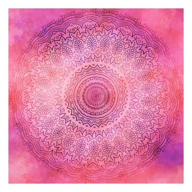 Andrea Haase Watercolour Mandala Light Pink Violet