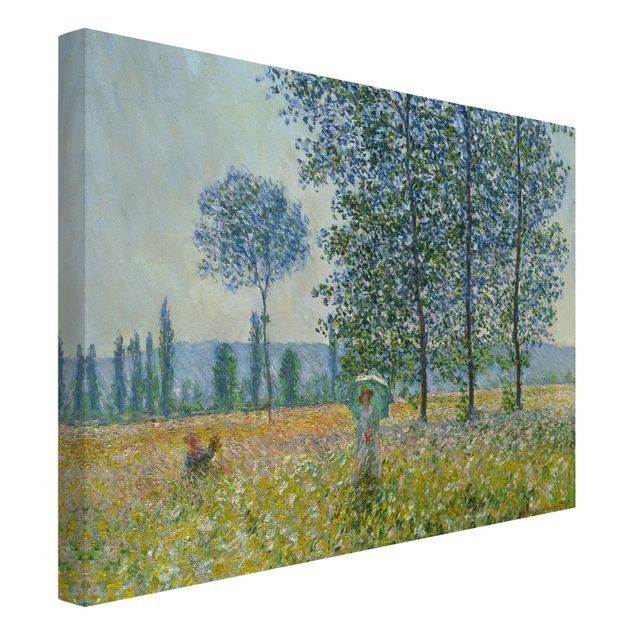 Prints landscape Claude Monet - Fields In Spring