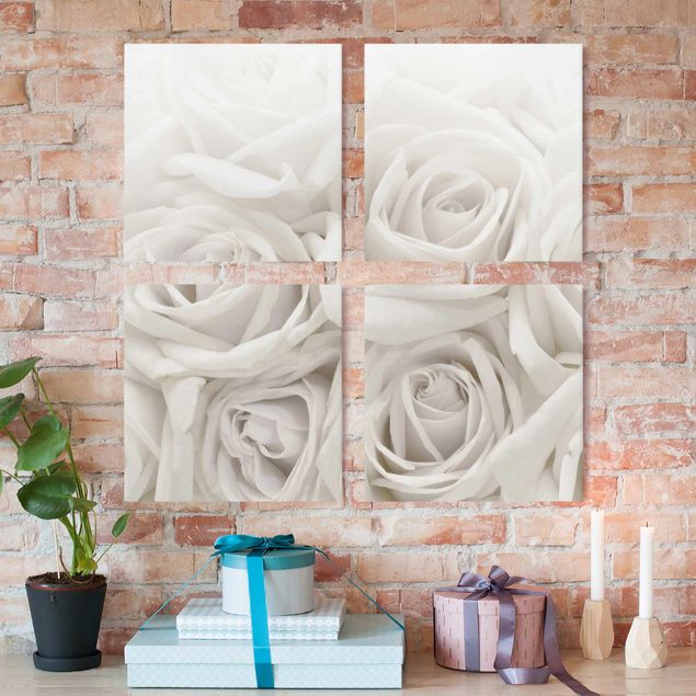 Kitchen White Roses