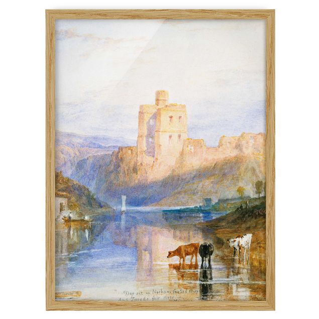Romantic style art William Turner - Norham Castle