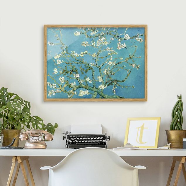 Pointillism artists Vincent Van Gogh - Almond Blossoms