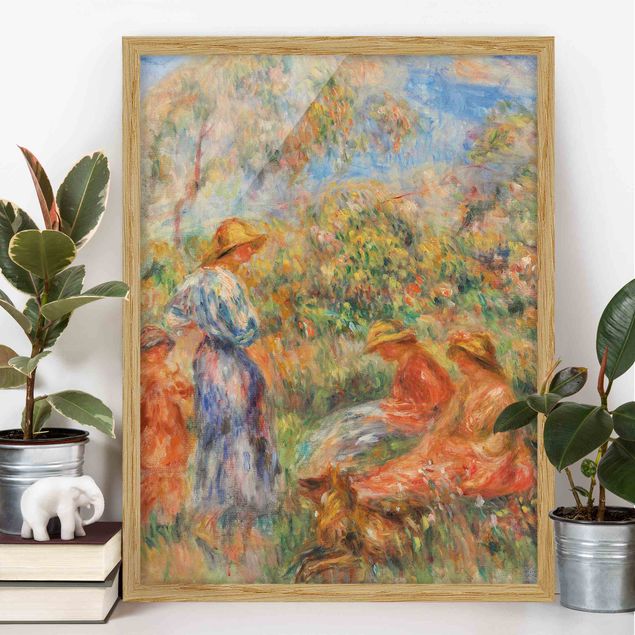 Kitchen Auguste Renoir - Three Women and Child in a Landscape