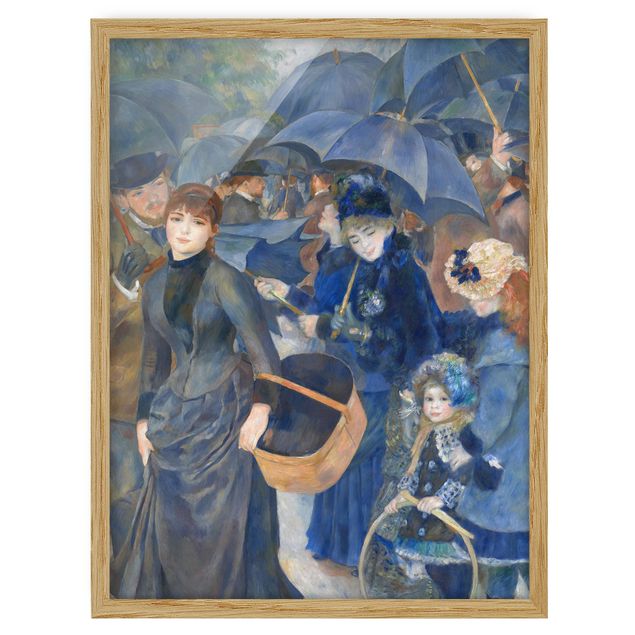 Art prints Auguste Renoir - Umbrellas