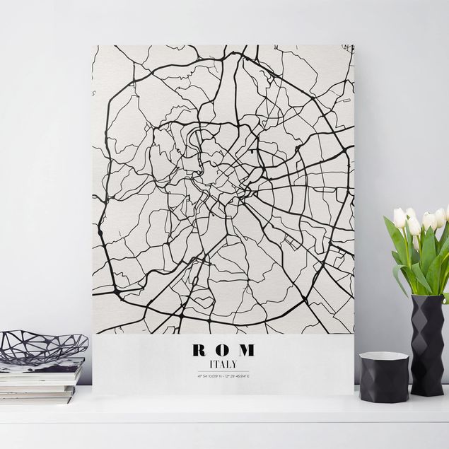 Kitchen Rome City Map - Classical