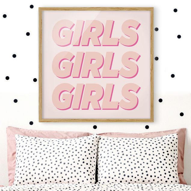 Framed quotes Girls Girls Girls