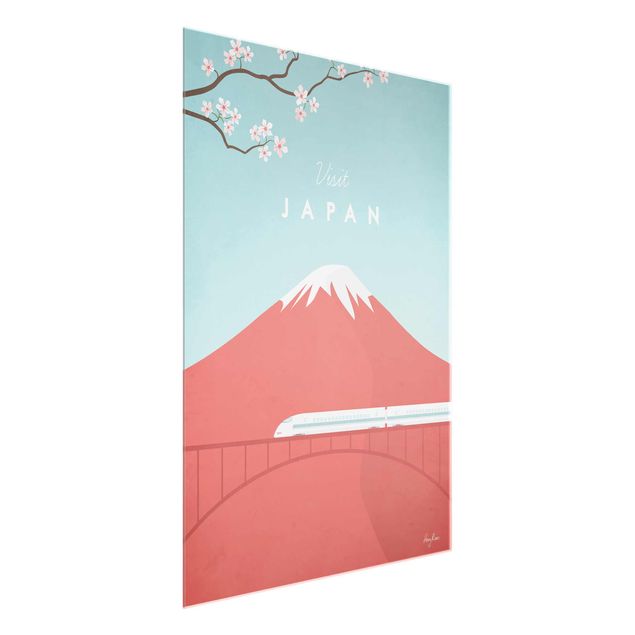 Mountain prints Travel Poster - Japan