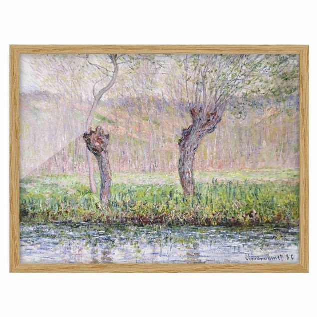 Landscape wall art Claude Monet - Willow Trees Spring