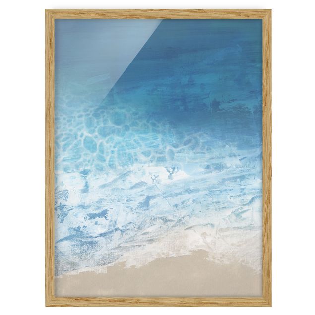 Beach canvas art Tides In Color I