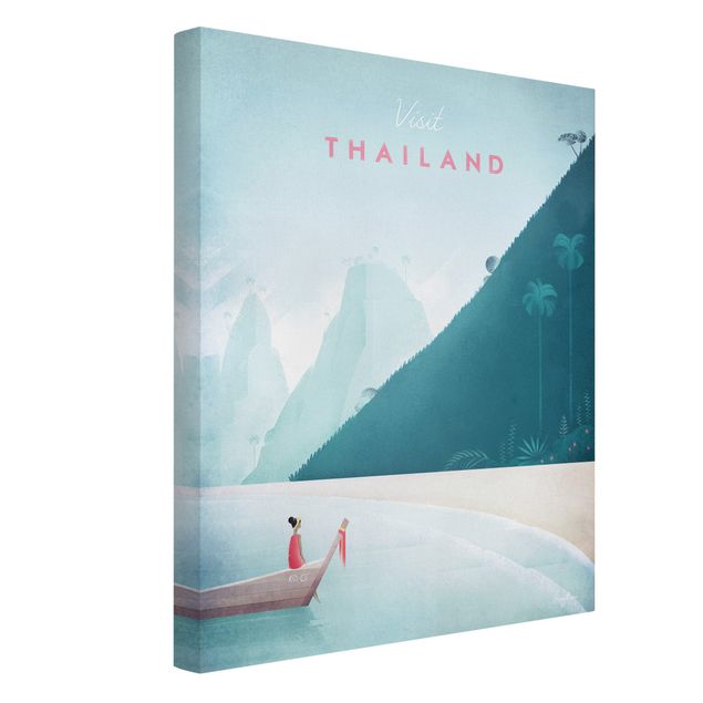 Mountain prints Travel Poster - Thailand