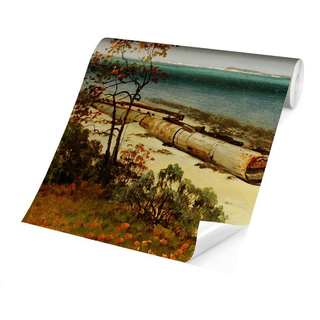 Wallpaper sea Albert Bierstadt - Tropical Coast