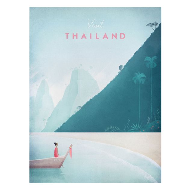 Mountain canvas wall art Travel Poster - Thailand