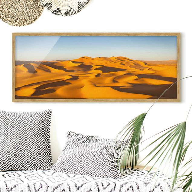 Prints landscape Murzuq Desert In Libya