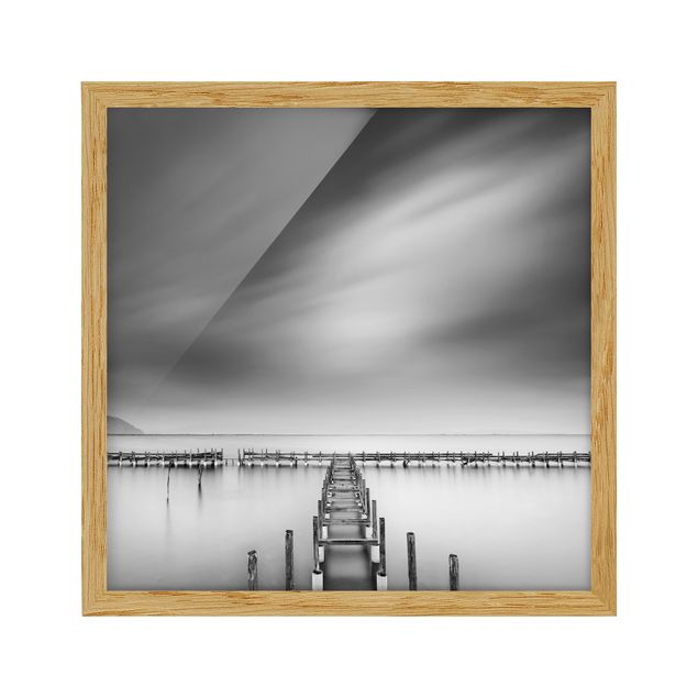 Black and white framed pictures The Old Pier