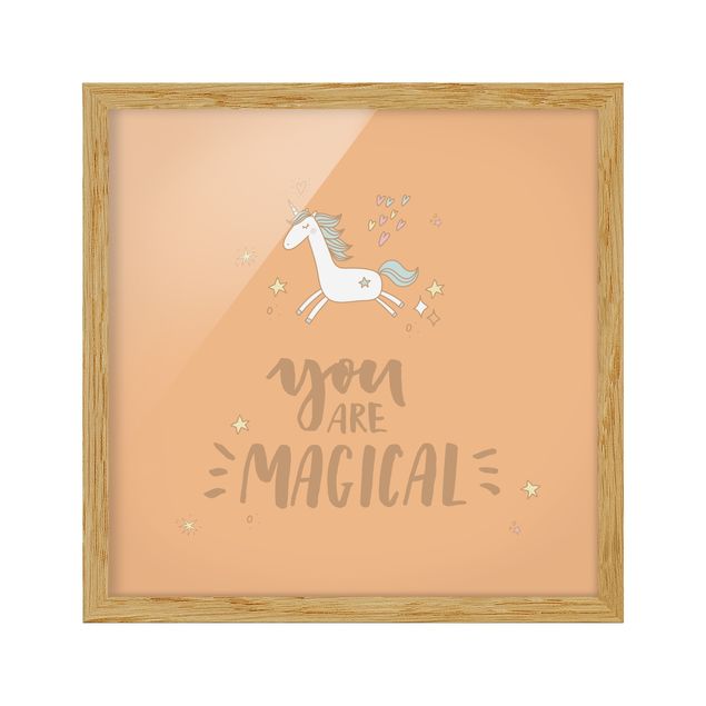 Framed prints animals You Are Magical Unicorn