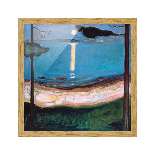 Art style Edvard Munch - Moon Night