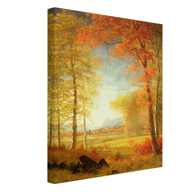 Landscape wall art Albert Bierstadt - Autumn In Oneida County, New York