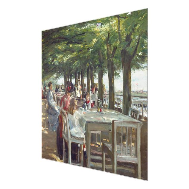 Trees on canvas Max Liebermann - The Restaurant Terrace Jacob