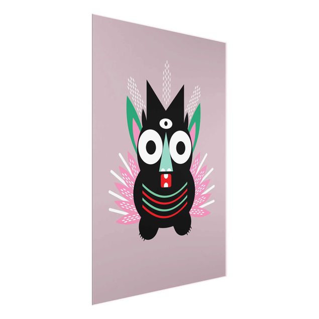 Canvas art Collage Ethno Monster - Claws