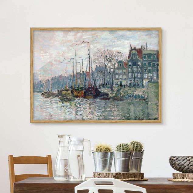 Kitchen Claude Monet - View Of The Prins Hendrikkade And The Kromme Waal In Amsterdam