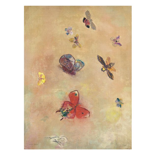Art posters Odilon Redon - Colourful Butterflies