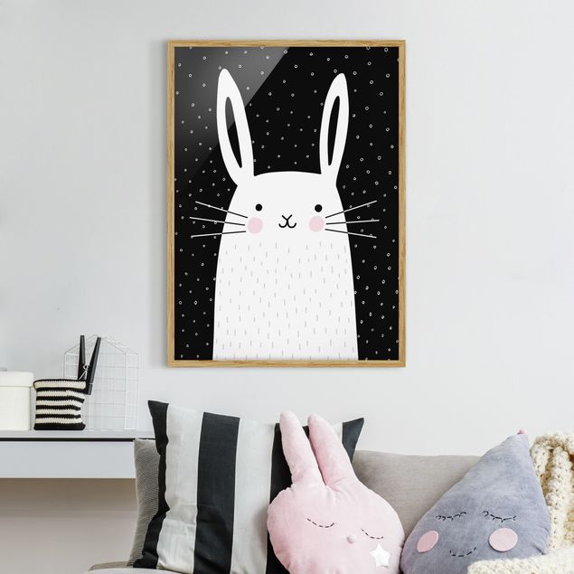 Nursery decoration Zoo With Patterns - Hase