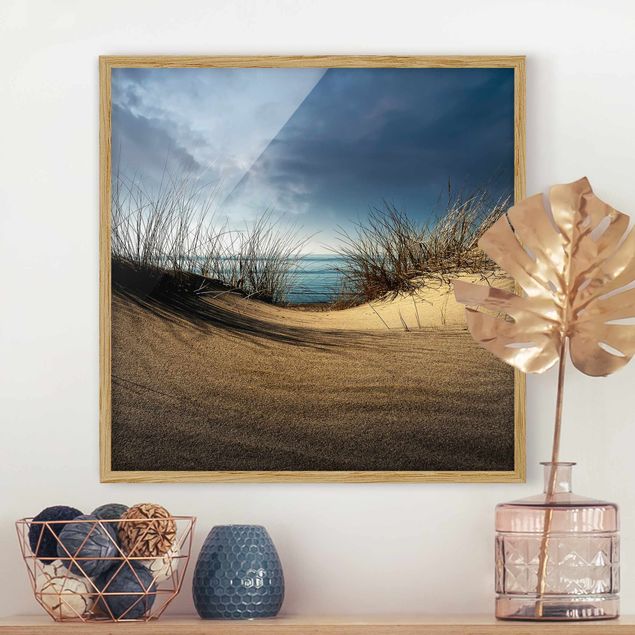 Framed beach wall art Sand Dune