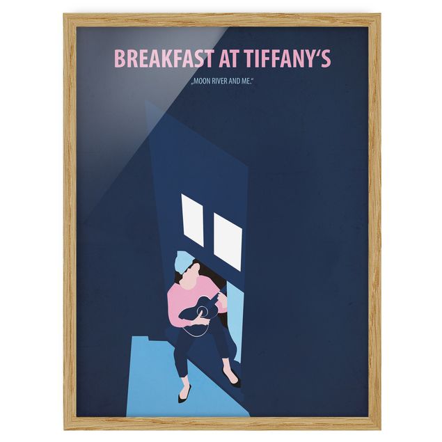 Portrait canvas prints Film Posters Breakfast At Tiffany's
