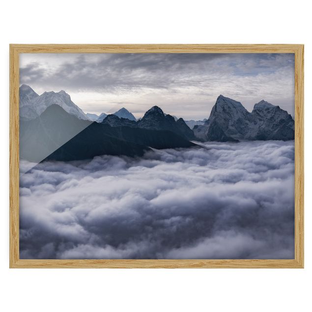 Prints modern Sea Of ​​Clouds In The Himalayas