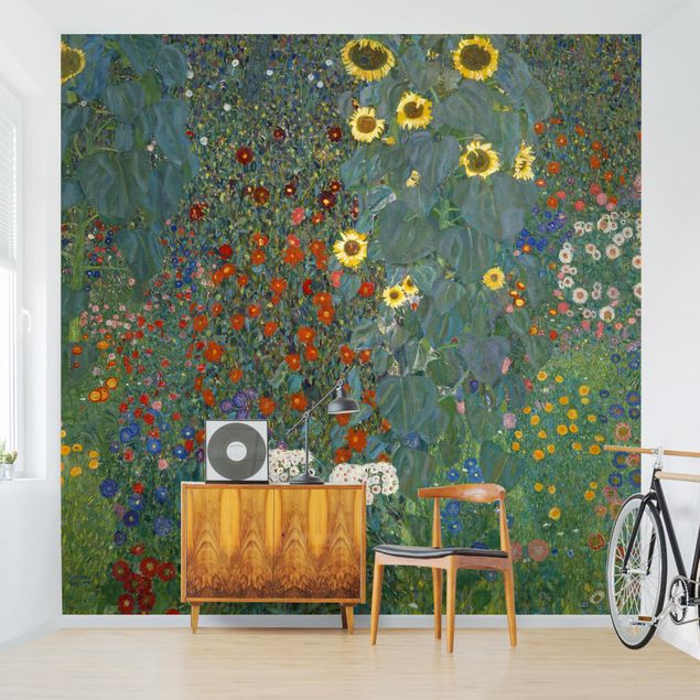 Gustav klimt prints Gustav Klimt - Garden Sunflowers