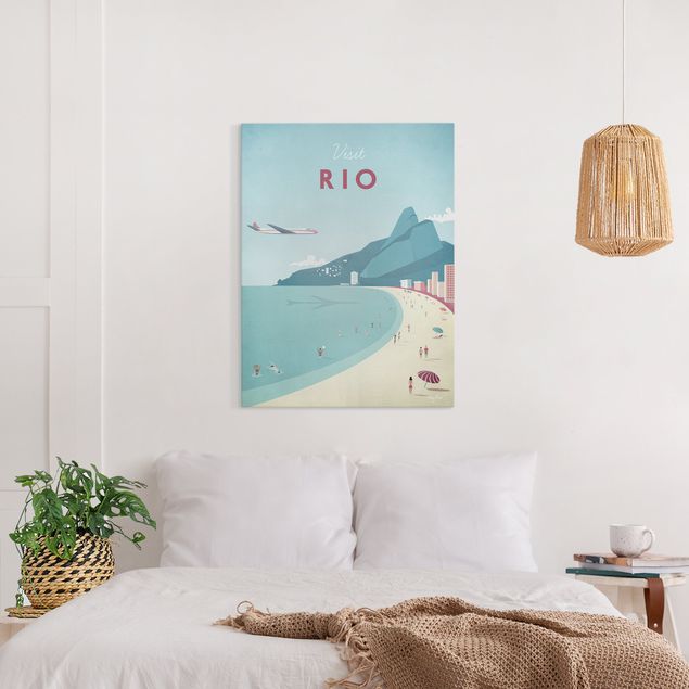 Beach prints Travel Poster - Rio De Janeiro