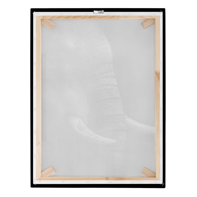 Contemporary art prints Dark Elephant Portrait