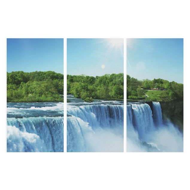 Modern art prints Waterfall Scenery