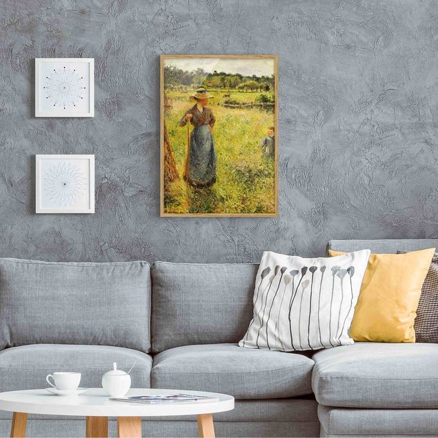 Impressionist art Camille Pissarro - The Haymaker