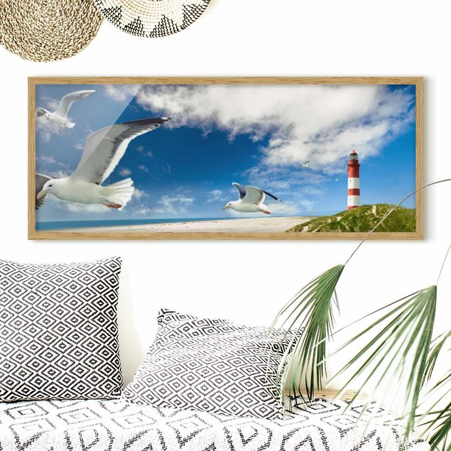Framed beach pictures Dune Breeze