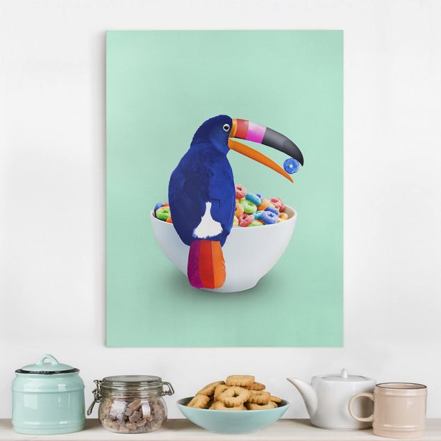 Kitchen Breakfast With Toucan